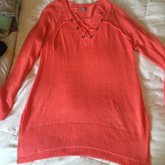 Falls Creek Sweaters - Falls Creek lace up sweater